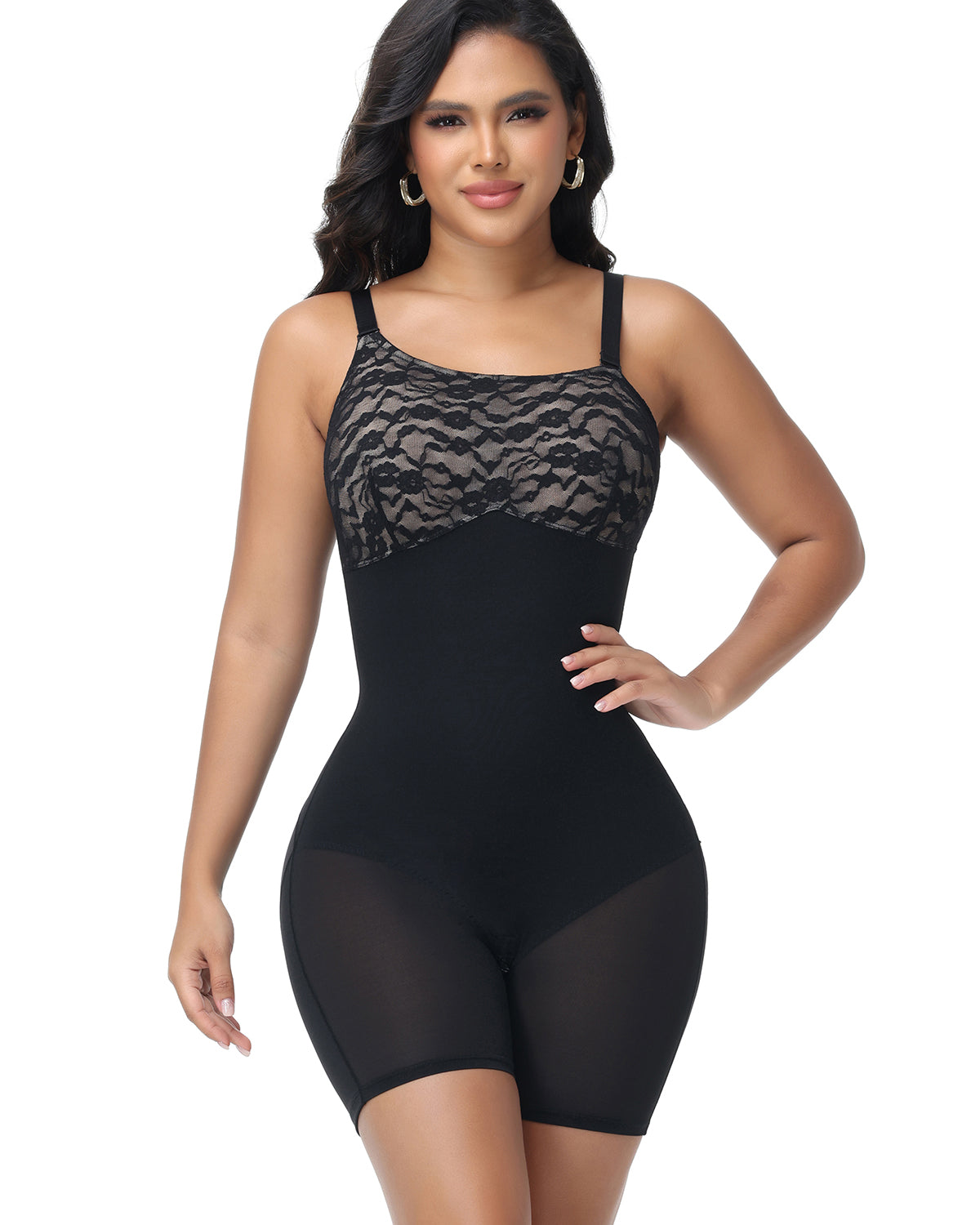 Shapshe® Faja de Encaje con Patchwork y Tirantes Ajustables (Preventa)