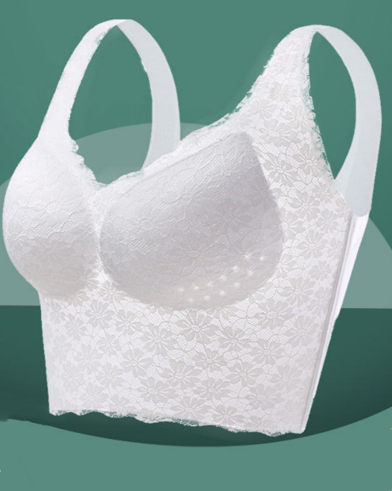 Top sin mangas transpirable talla grande con sujetador push up y efecto moldeador lateral
