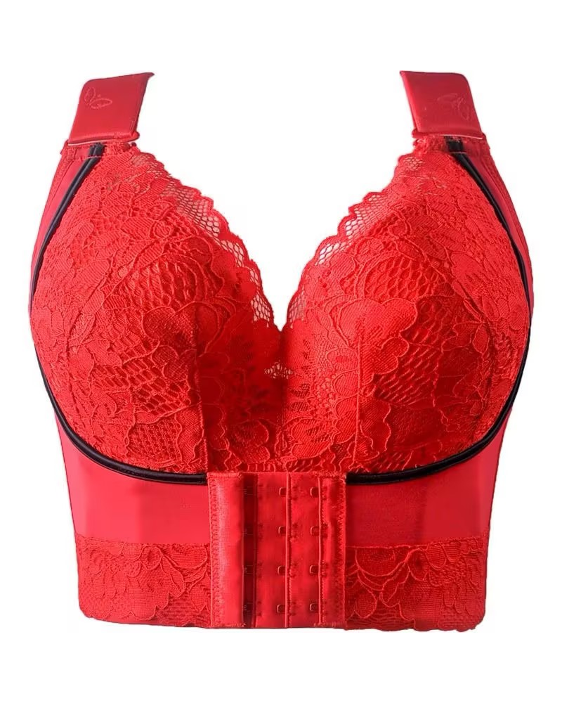 Sostén Moldeador Push Up con Cierre Frontal para Mujer Talla Grande