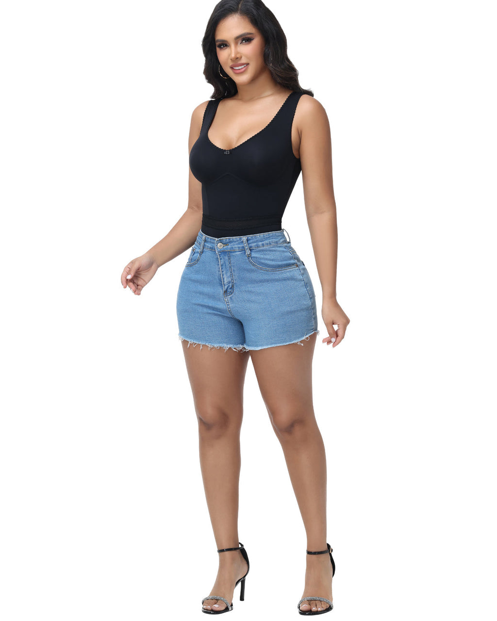Shapshe® Body Moldeador Adelgazante con Control de Abdomen de Encaje