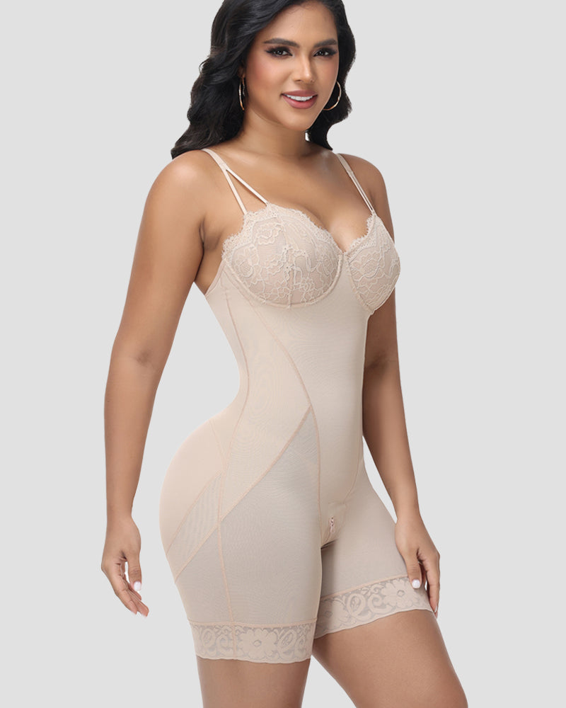 Shapshe® Body Moldeador con Copa de Encaje y Control de Abdomen