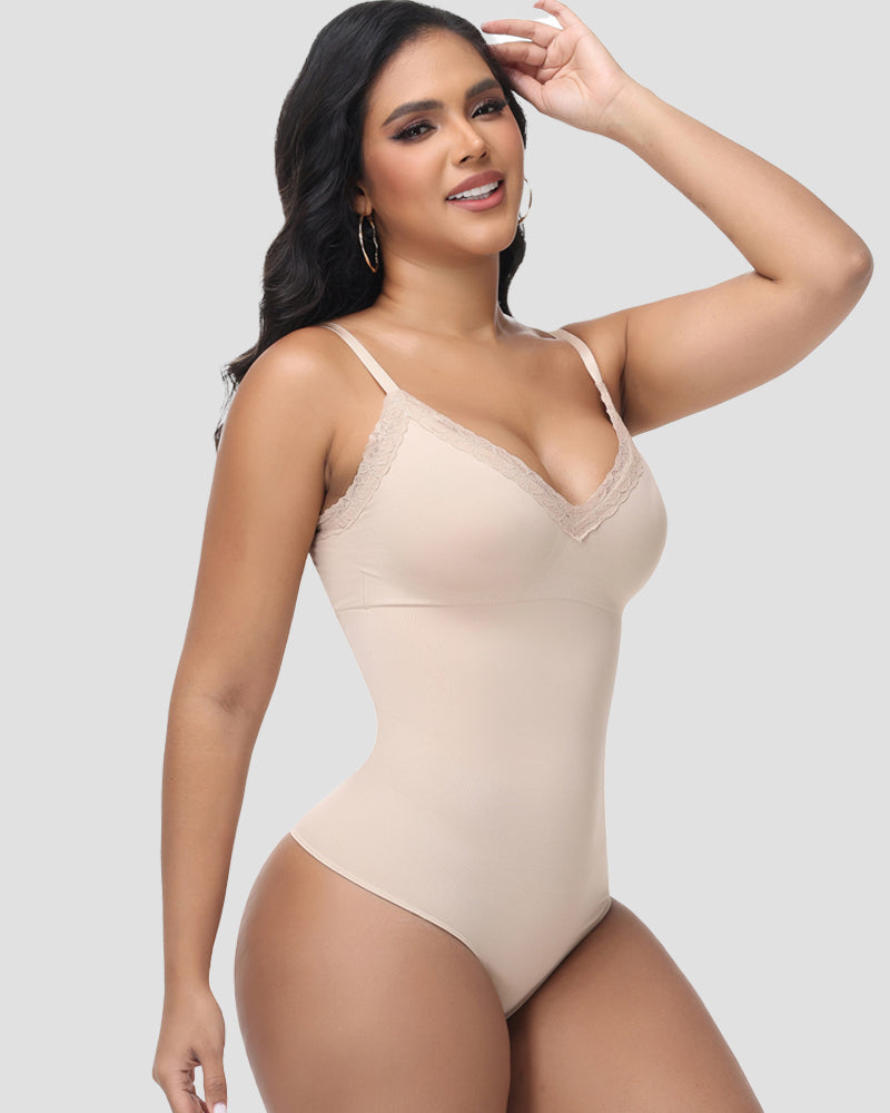 Shapshe® Body moldeador sin costuras con levantamiento de cadera y detalle de encaje