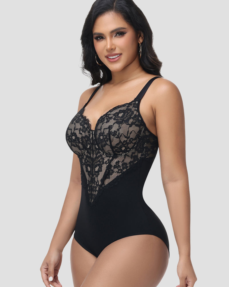 Shapshe® Body Moldeador Levanta Cadera de Encaje Floral Sexy