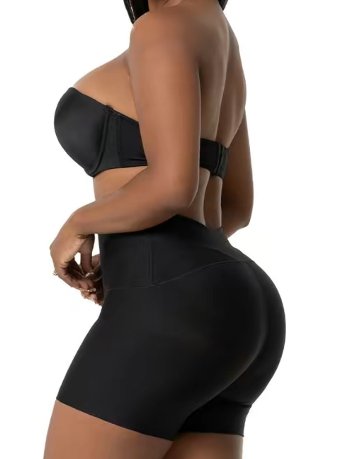 Shorts moldeadores de cuerpo sin costuras para mujer con cintura alta