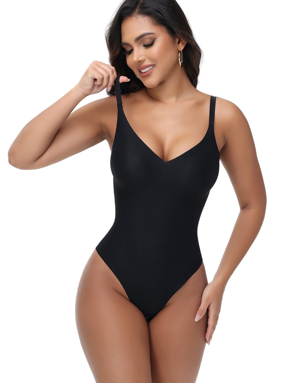 Shapshe® Body Modelador Tipo Tanga Levanta Glúteos con Tirantes Ajustables
