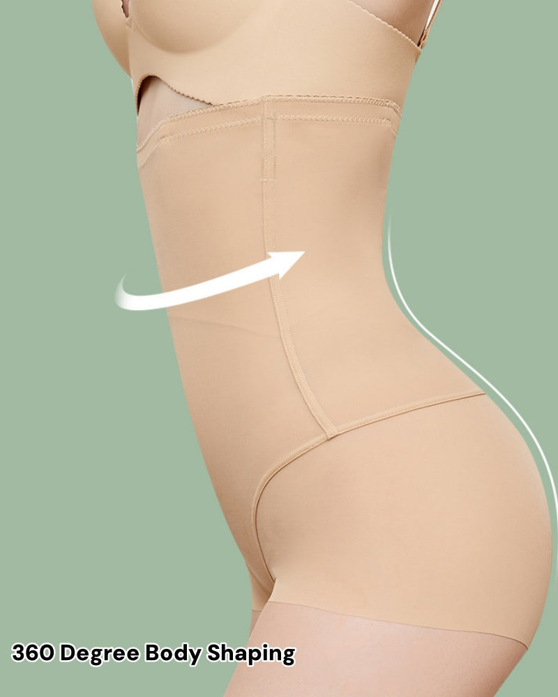 Panties moldeadores sin costuras de control abdominal, delgados, de talle alto y talla grande