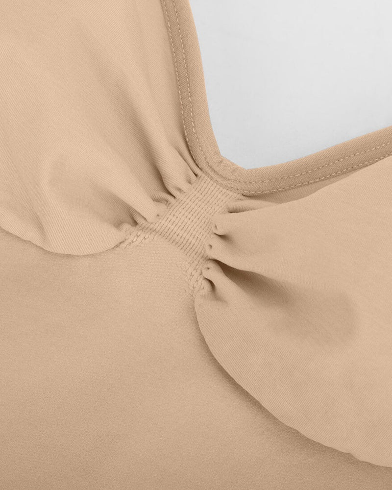 Enterizo moldeador femenino sin costuras con soporte para busto y control de abdomen