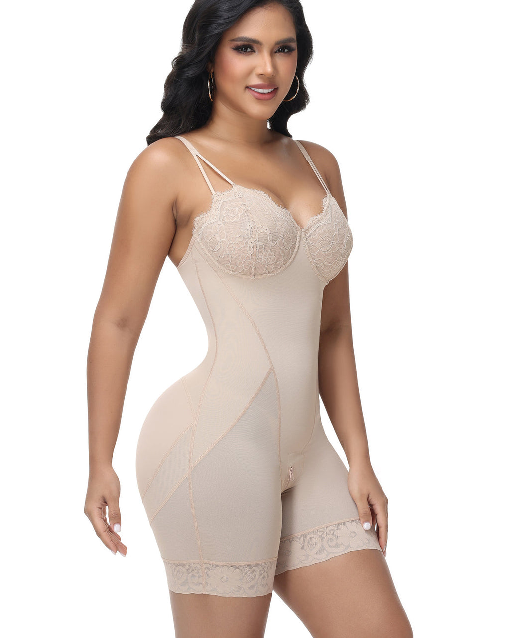 Shapshe® Body Moldeador con Copa de Encaje y Control de Abdomen