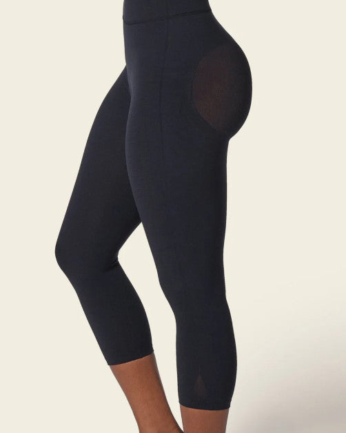 Pantalones moldeadores sin costuras de cintura alta con levantamiento de glúteos para mujer