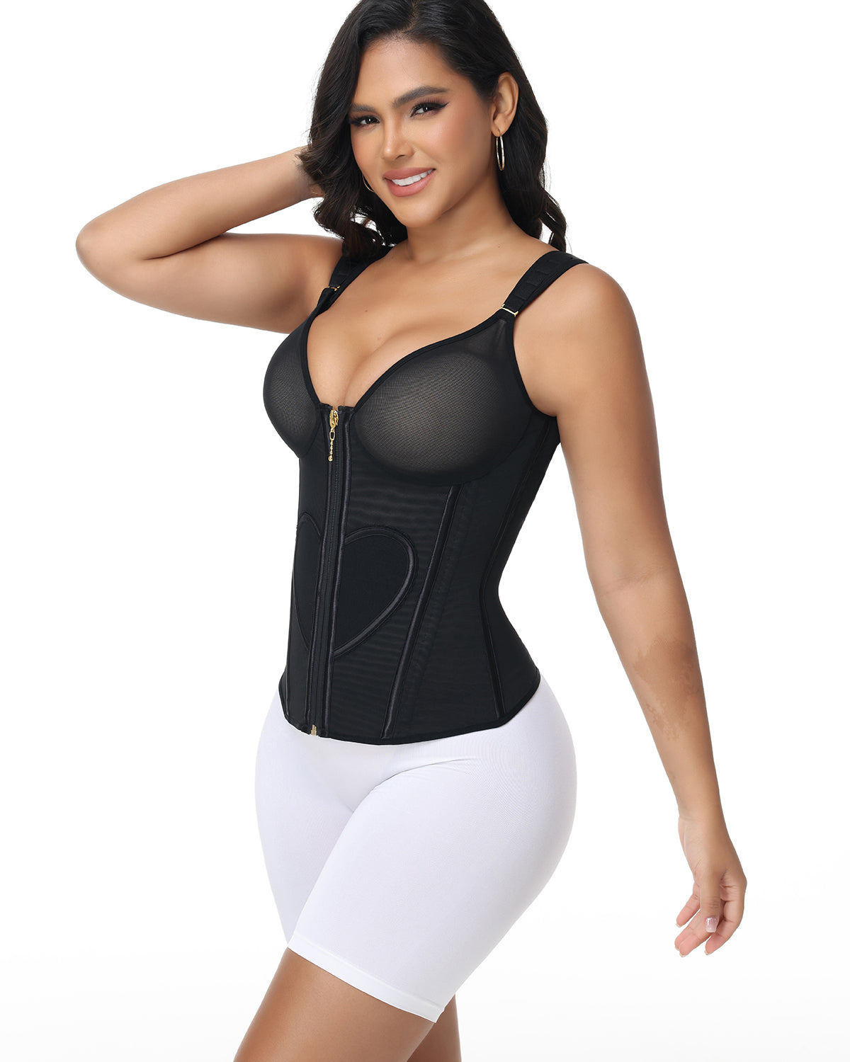Shapshe® Fajas Colombianas Love Pattern Cinturilla Moldeadora para Abdomen