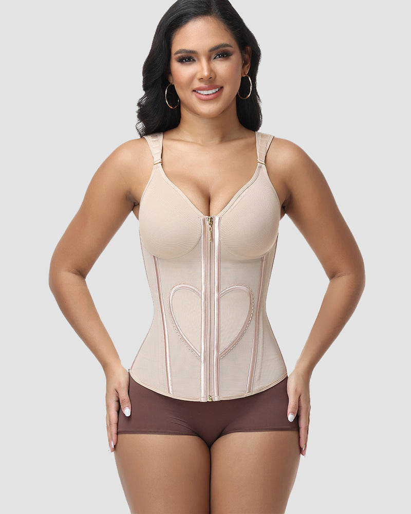 Shapshe® Fajas Colombianas Love Pattern Cinturilla Moldeadora para Abdomen