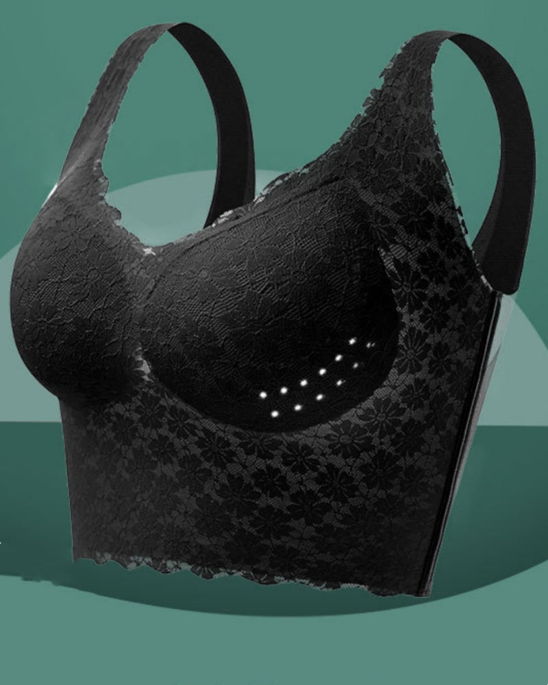 Top sin mangas transpirable talla grande con sujetador push up y efecto moldeador lateral