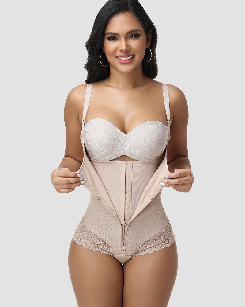 Shapshe® Body Moldeador de Compresión Doble con Encaje