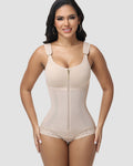 Shapshe® Faja Corporal Completa con Cierre de Cremallera y Brasier Incorporado