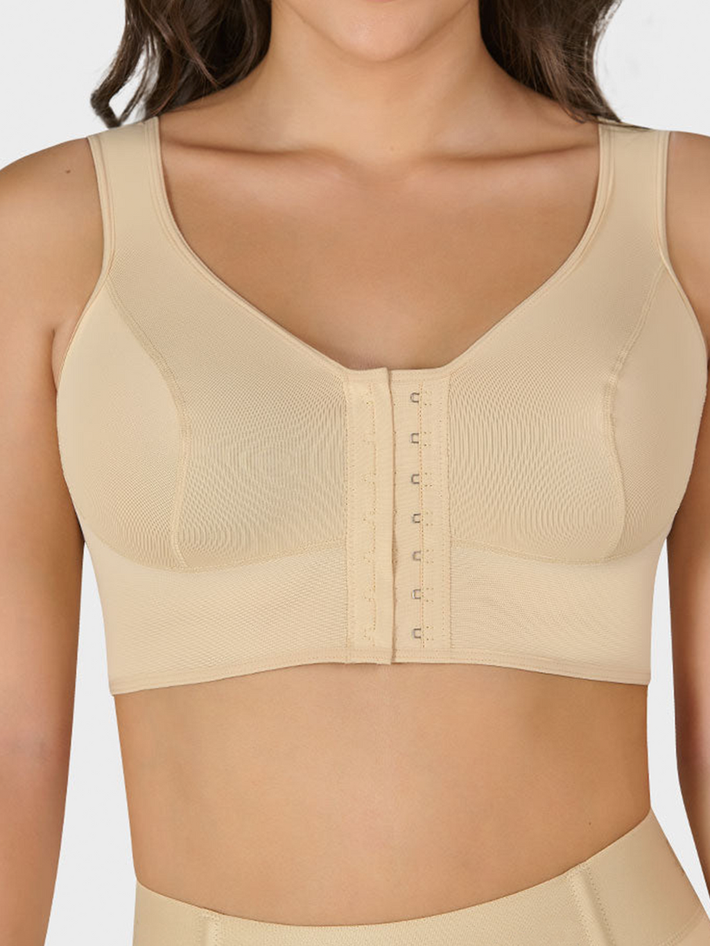Shapshe® Front Closure Wireless High Support Longline Sports Bra