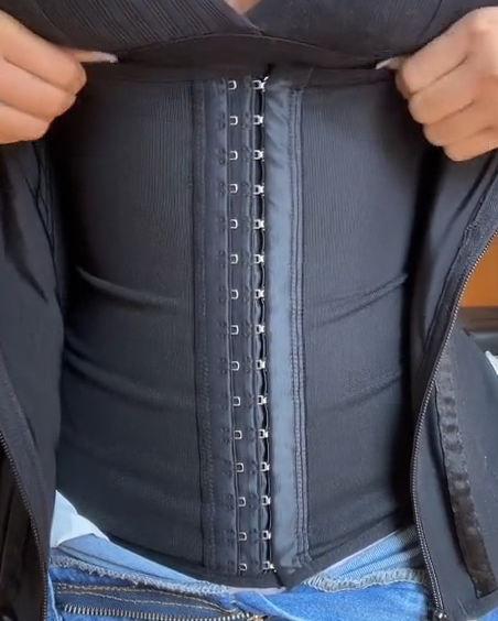Faja Colombiana Corset Moldeadora de Cintura Reloj de Arena con Control de Abdomen