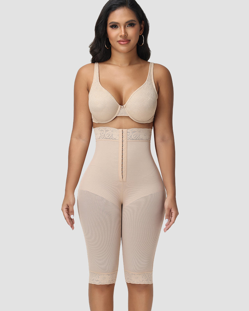 Shapshe® Faja Alta con Encaje Control de Abdomen Moldeador de Muslos