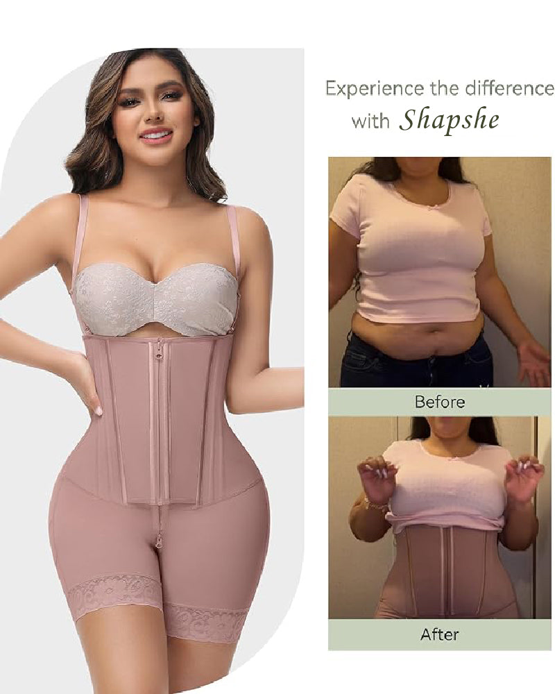 Shapshe® Faja Moldeadora BBL de Alta Compresión con Cinturón Extremo para la Cintura