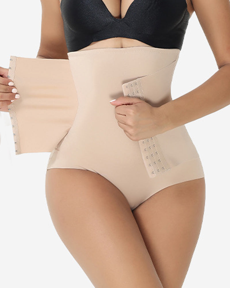 Shorts de malla transpirables de control abdominal y cintura alta