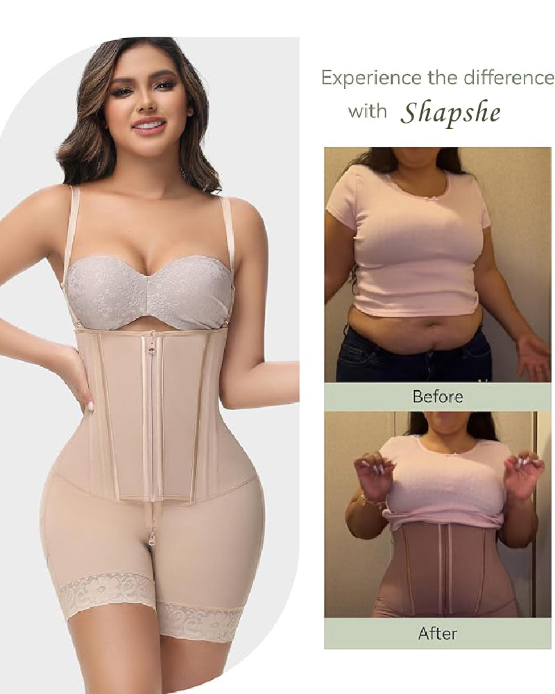 Shapshe® Faja Moldeadora BBL de Alta Compresión con Cinturón Extremo para la Cintura