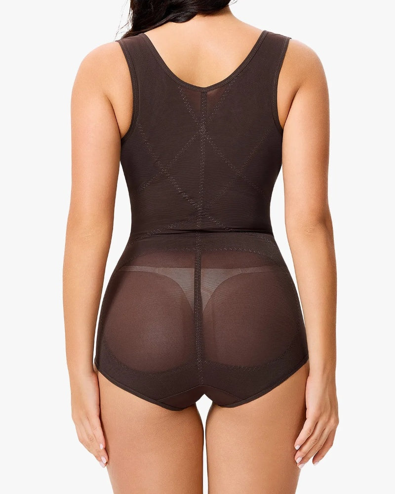 Corsé moldeador de cintura sin costuras de malla, moldeador de glúteos, faja corporal