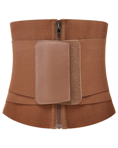 Corset Faja de Cintura con Cremallera y Doble Compresión