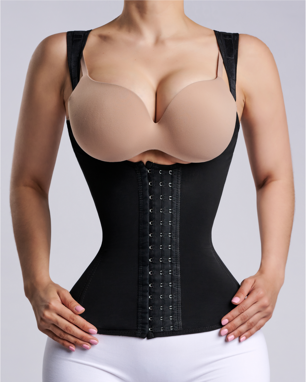 Chaleco Shapshe® para Mujer Reloj de Arena Moldeador de Cintura con Control de Abdomen Corsé con Ganchos