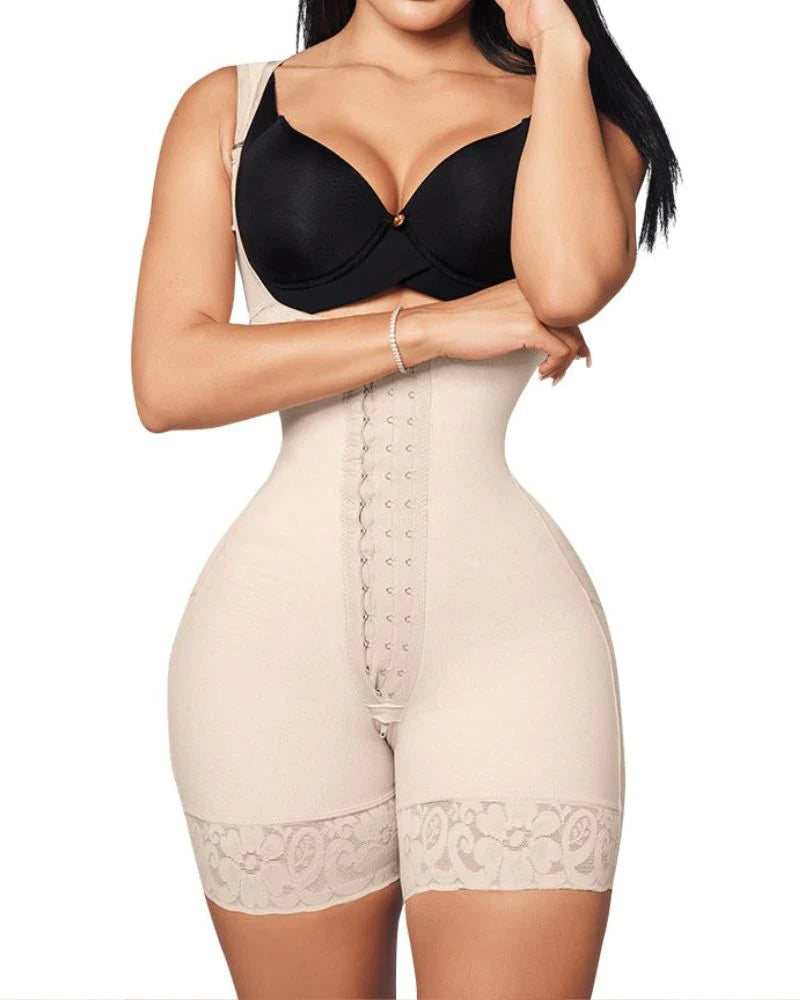Shapshe® Faja Moldeadora de Compresión Firme con Escote Abierto, Levantacola y Control de Abdomen