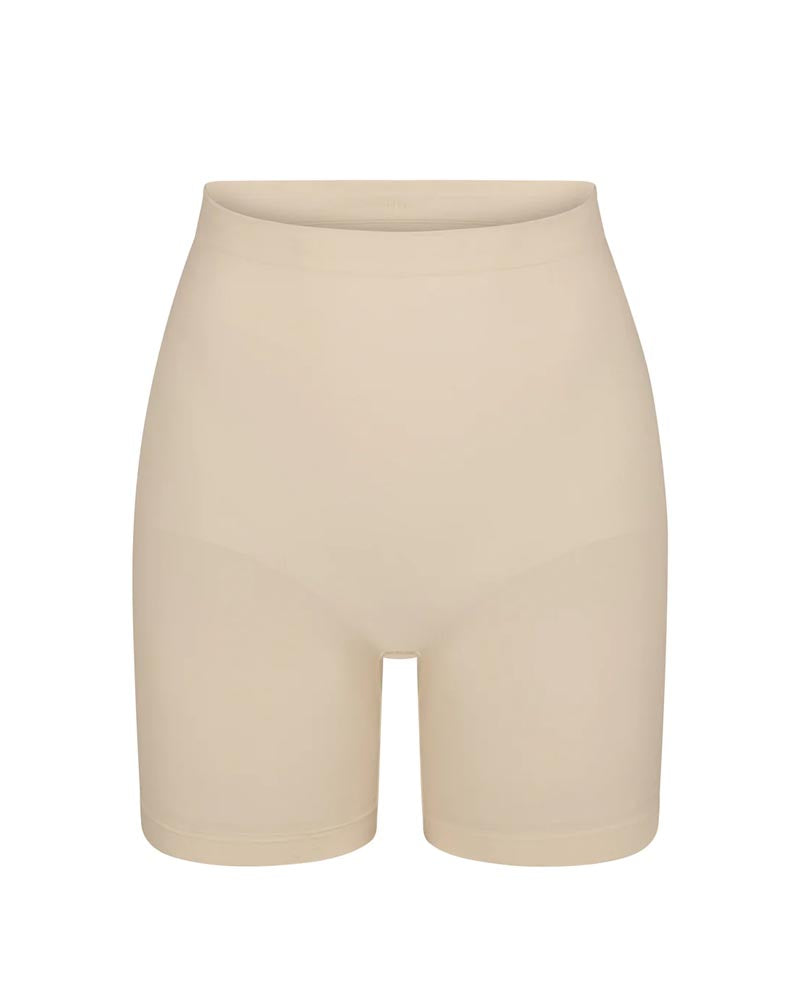Shorts moldeadores sin costuras de cintura alta para control de abdomen y efecto adelgazante