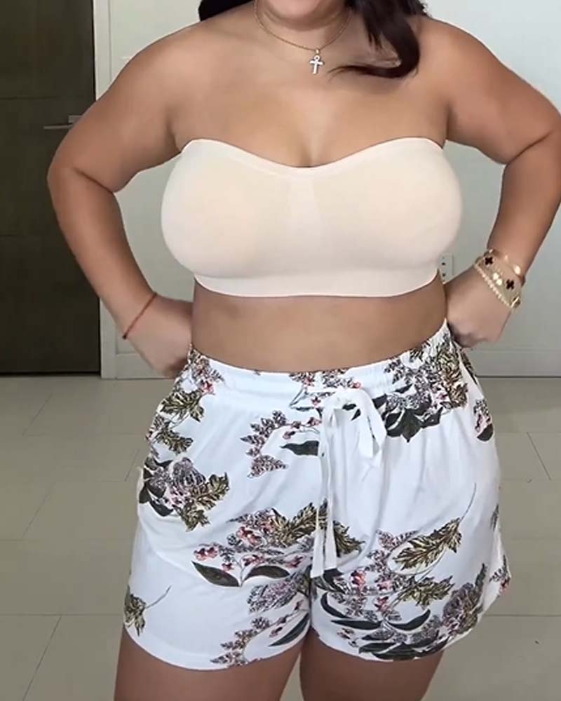 Sostén Push Up Sin Tirantes para Mujer, Sin Aro, Tipo Tubo Sin Costuras