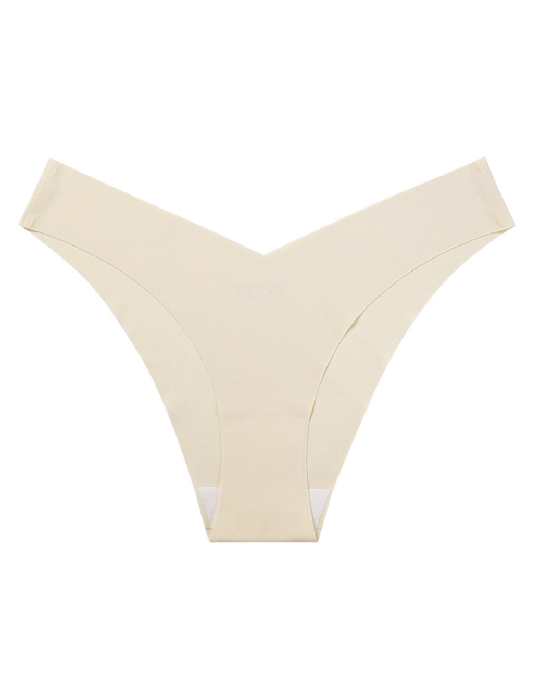 Bragas Sexy de Hielo de Seda, Tiro Bajo, Sin Costuras, Multicolor, Ropa Interior