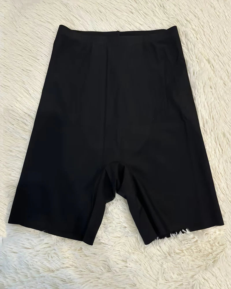 Panties tipo short moldeadores sin costuras con control de abdomen para mujer
