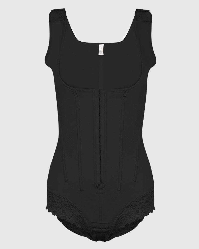 Versión Mejorada 7 Corset de Acero con 3 Filas de Botones, Faja Moldeadora de Abdomen y Cinturón Modelador Corporal