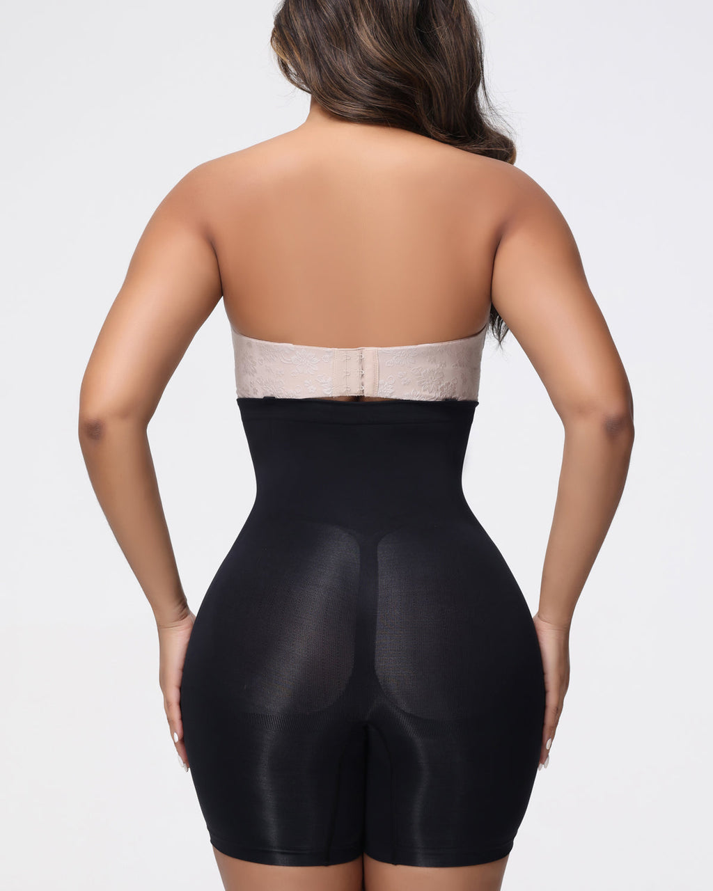 Shapshe® Shorts Moldeadores Ajustados Sin Costuras de Cintura Alta con Tirantes Removibles