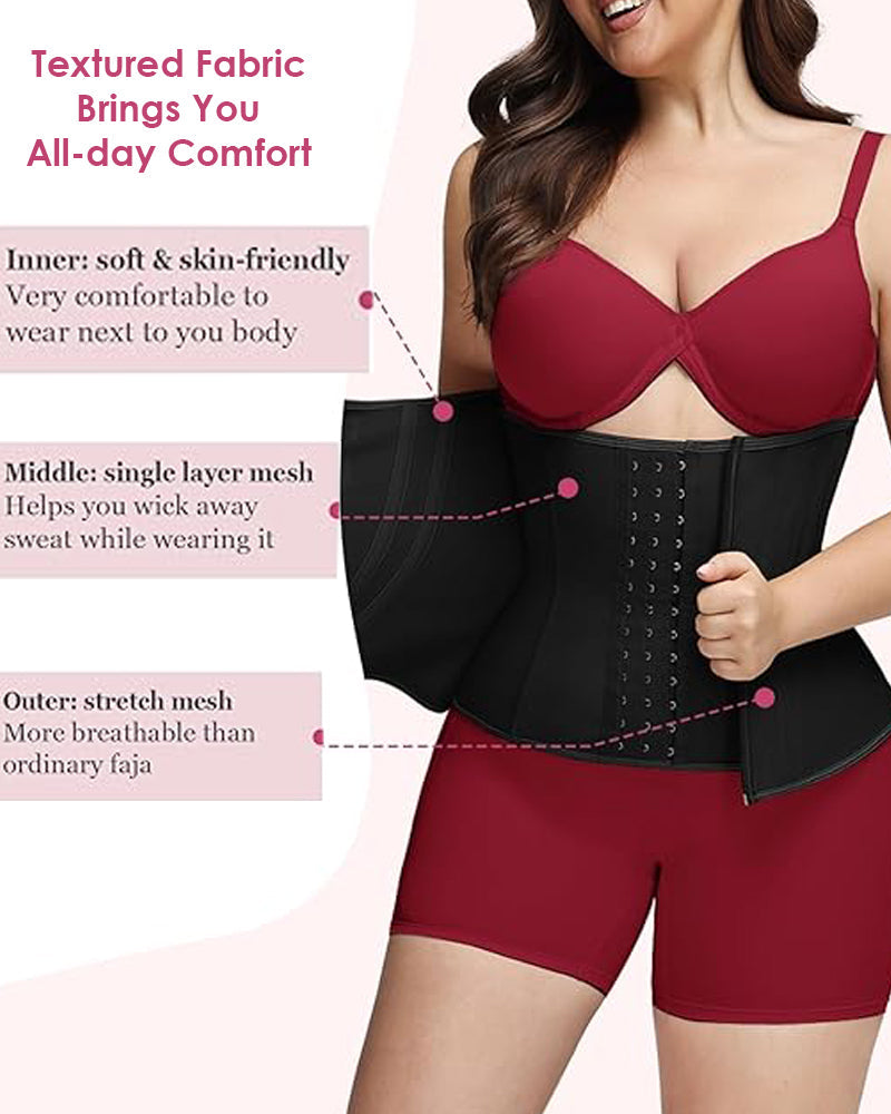 Shapshe® Top Reductor de Cintura con Cremallera y Ajuste Frontal tipo Body Tank Top