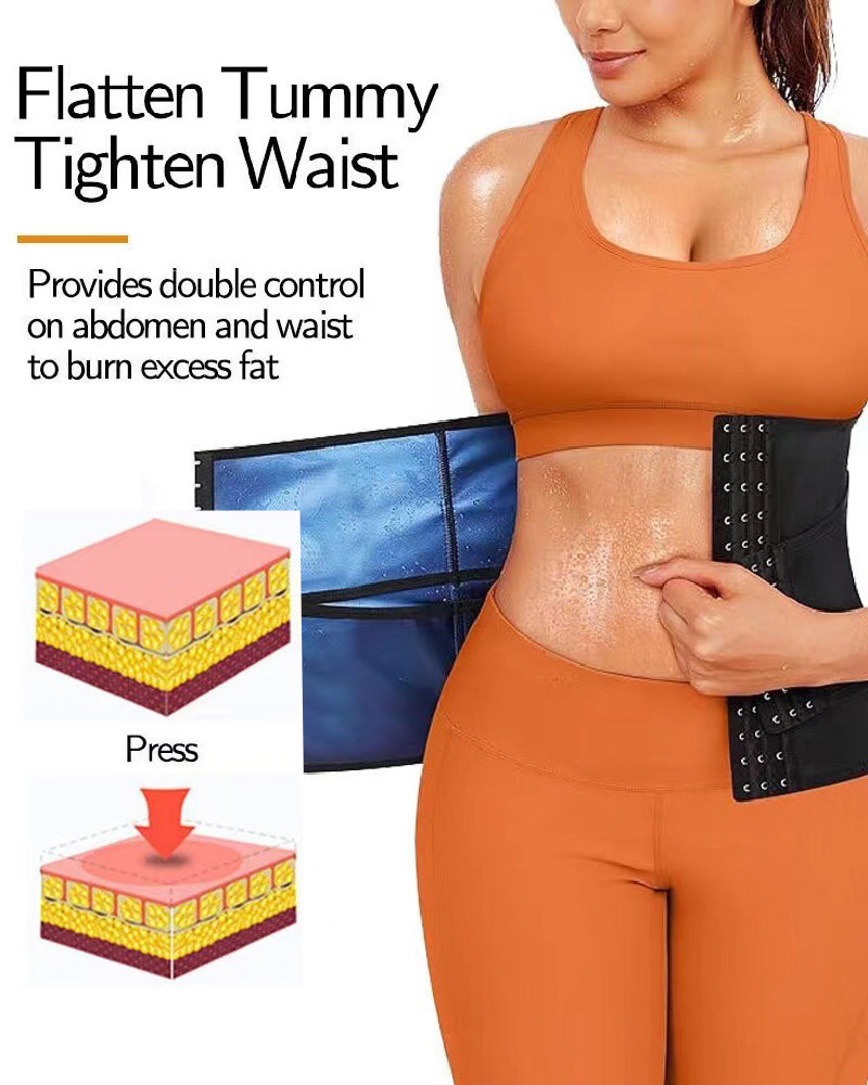 Faja Deportiva Entrenadora de Cintura para Mujeres, Sudadera para Pérdida de Peso, Modeladora de Abdomen, Corsé Sauna