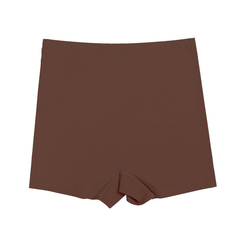 Shorts bóxer sólidos elásticos sin costuras antideslizantes