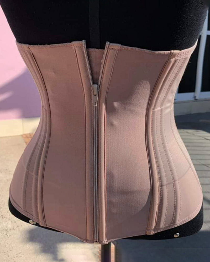 Faja Reductora de Cintura Shapshe® de Doble Compresión con Cierre Ajustable y Varillas de Acero