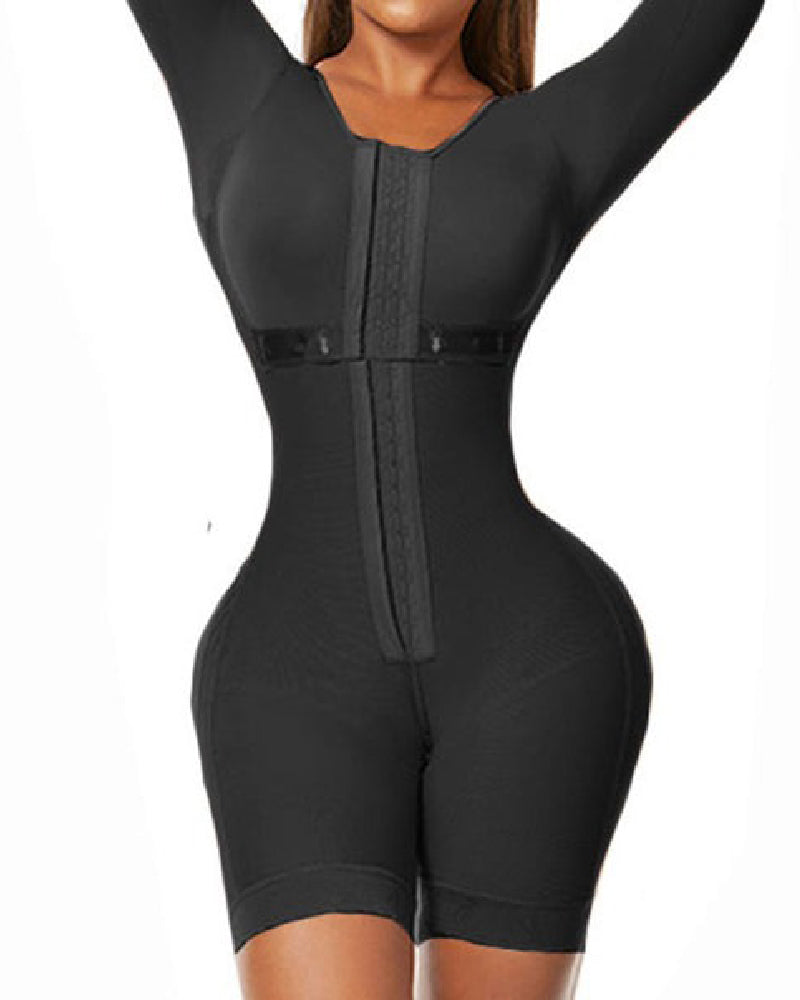 Shapshe® Moldeador Corporal Completo Faja Colombiana de Manga Larga con Fuerte Compresión para Busto Completo