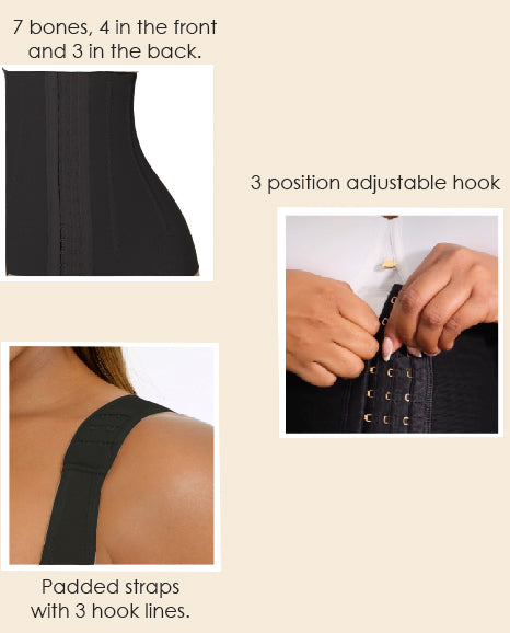 Shapshe® Faja Colombiana de Cuerpo Completo de Alta Compresión Post Cirugía Shapewear