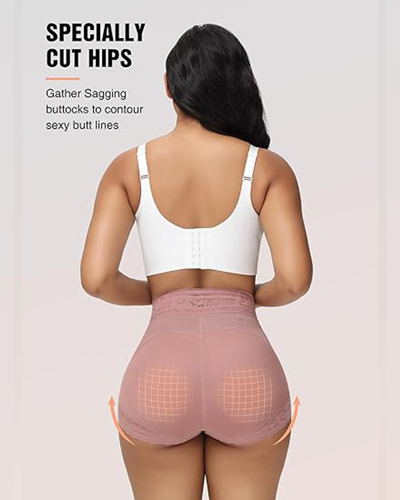 Shapshe® Faja Clásica de Encaje para Mujer Moldeadora de Cuerpo Levantacola Braga Moldeadora Suave