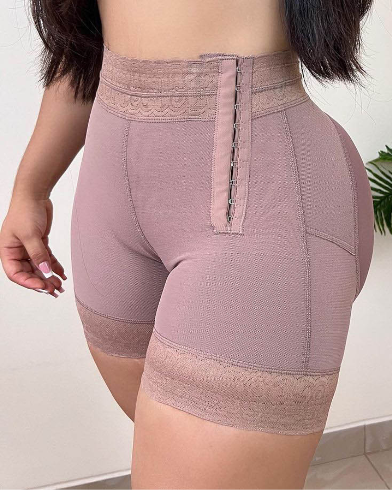 Shapshe® Shorts Moldeadores con Gancho y Ojo Laterales de Control de Abdomen