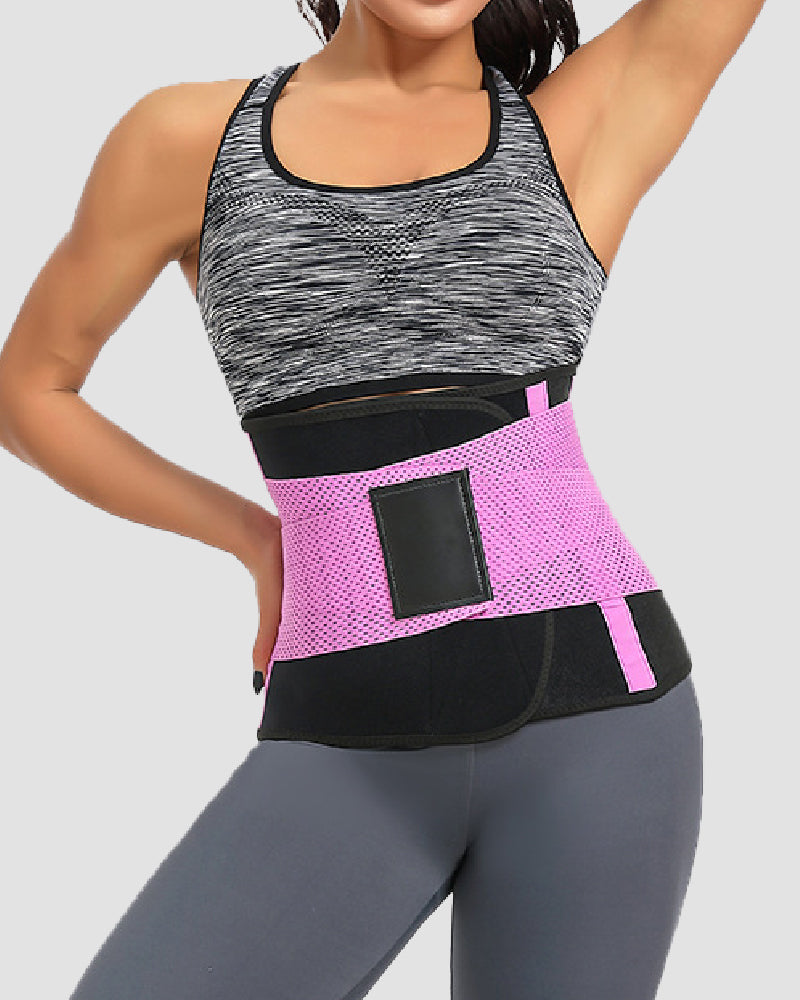Faja Cinturón Entrenamiento Sudor Control Abdomen Soporte Espalda Corsé