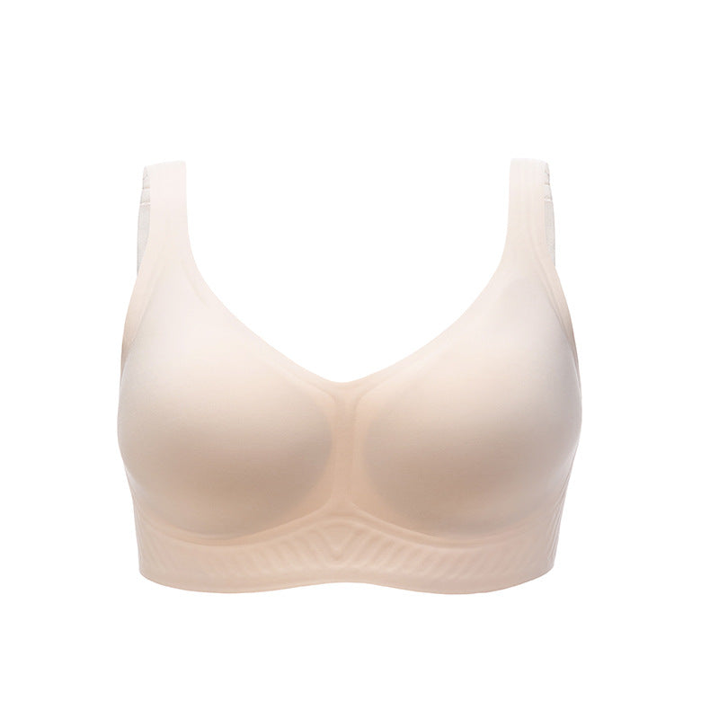 Sostenedor Femenino Sin Costuras, Sin Aros, Espalda Baja en U Profunda, Cómodo y Minimiza Volumen