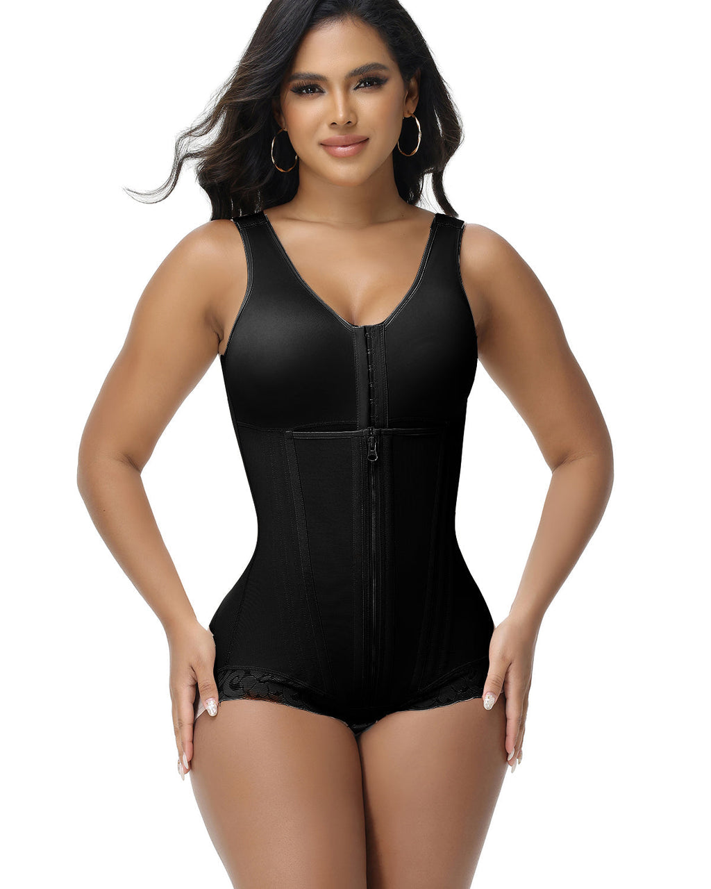 Shapshe® Fajas Colombianas Moldeador Corporal Overbust de Doble Compresión