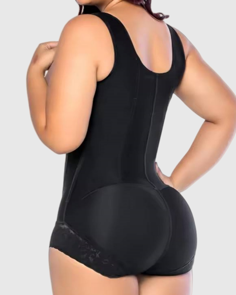 Versión Mejorada 7 Corset de Acero con 3 Filas de Botones, Faja Moldeadora de Abdomen y Cinturón Modelador Corporal