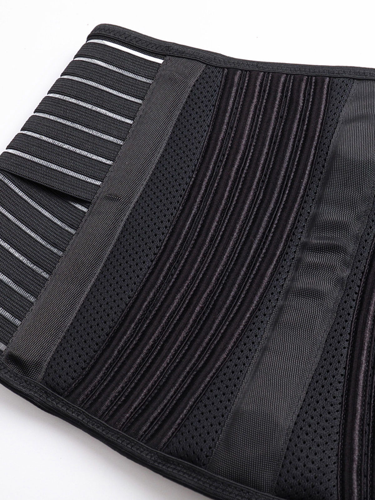 Entrenador de Cintura Femenino con Soporte Lumbar Antideslizante, Corsé Ajustable, Transpirable y con Diseño Calado