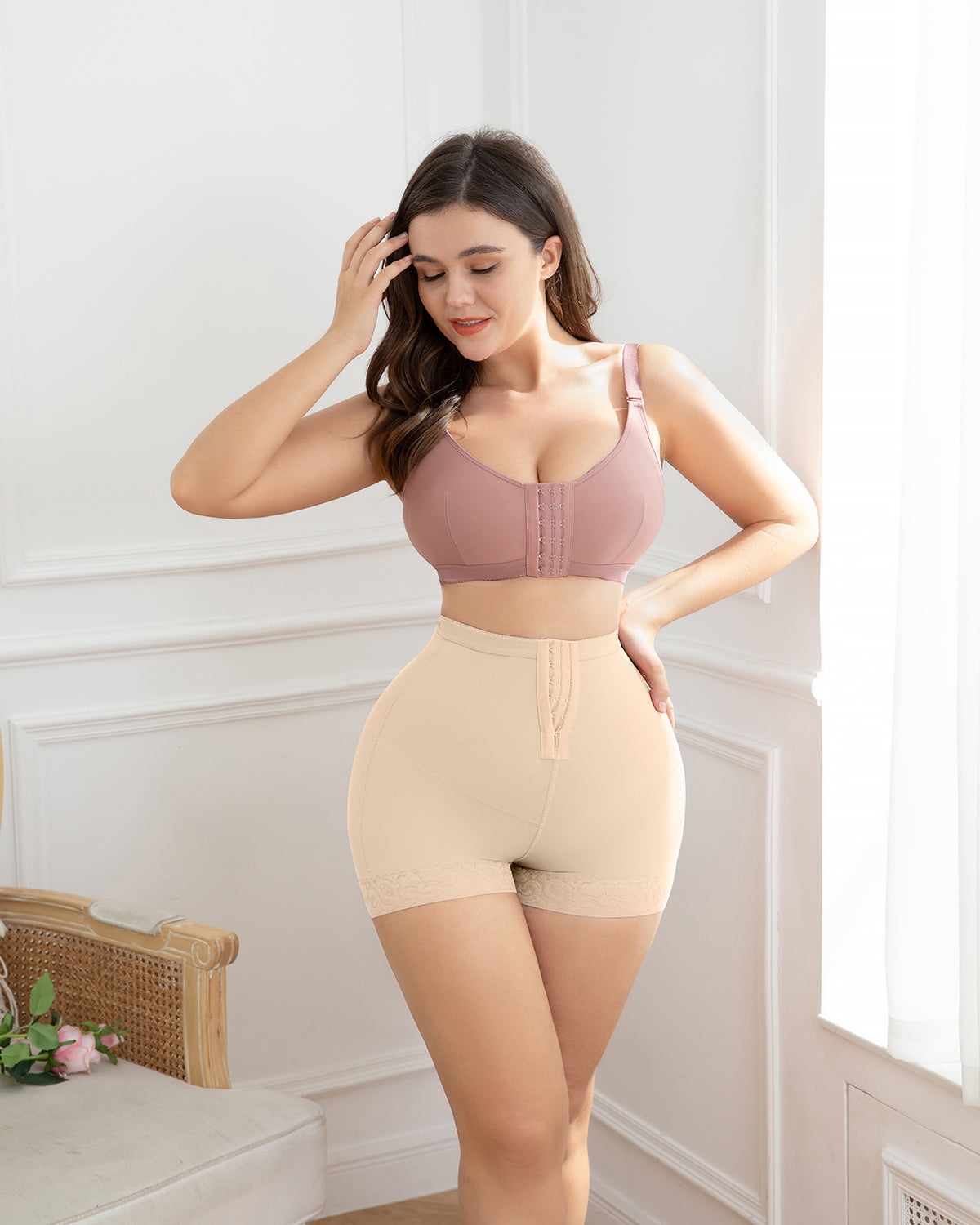 Shapshe® Shorts Moldeadores para Mujer, Levantamiento de Glúteos y Reducción de Grasa en la Parte Inferior del Abdomen