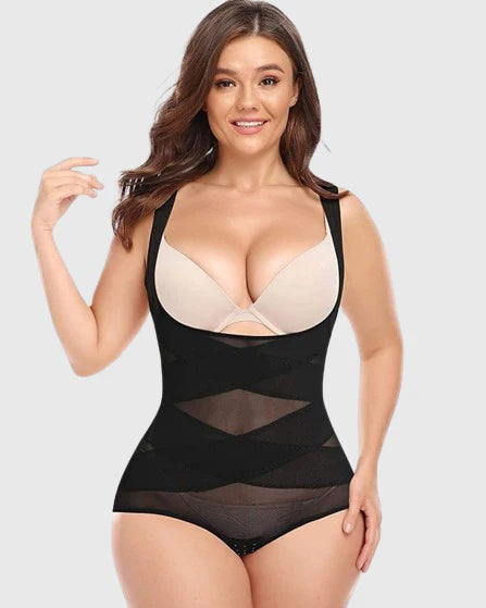 Corsé moldeador de cintura sin costuras de malla, moldeador de glúteos, faja corporal