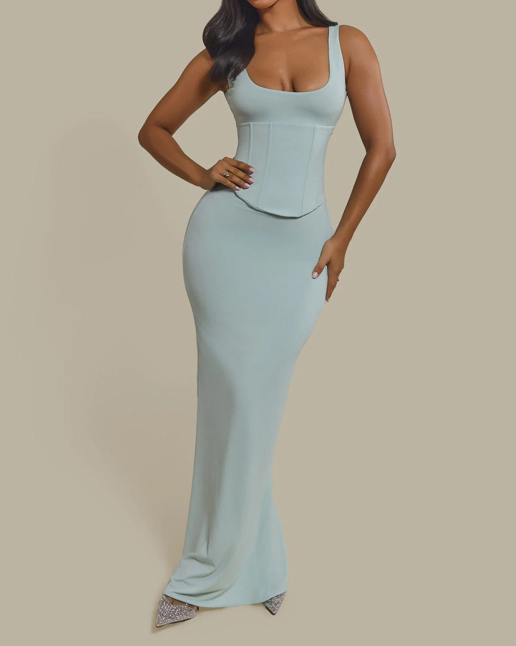 Vestido Maxi Corsé